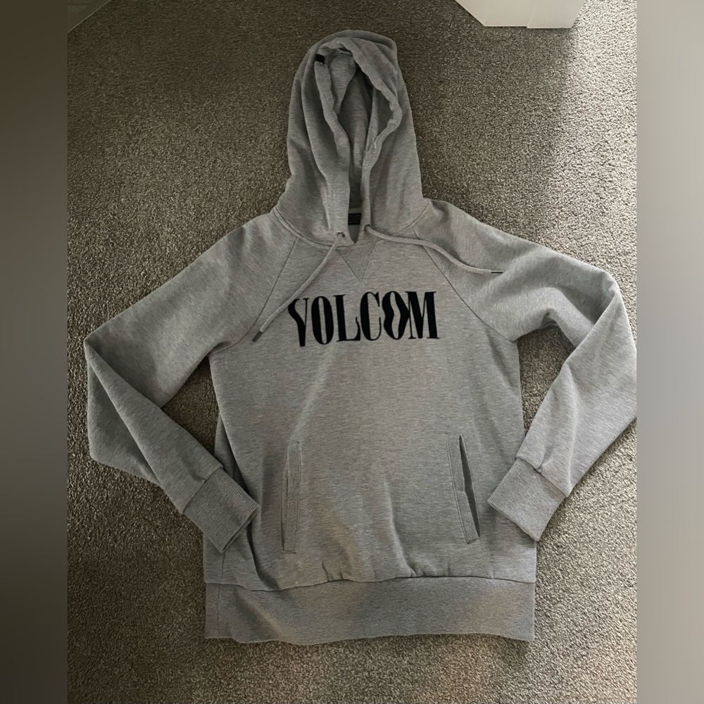 Volcom ladies Gray Hoodie Sweater